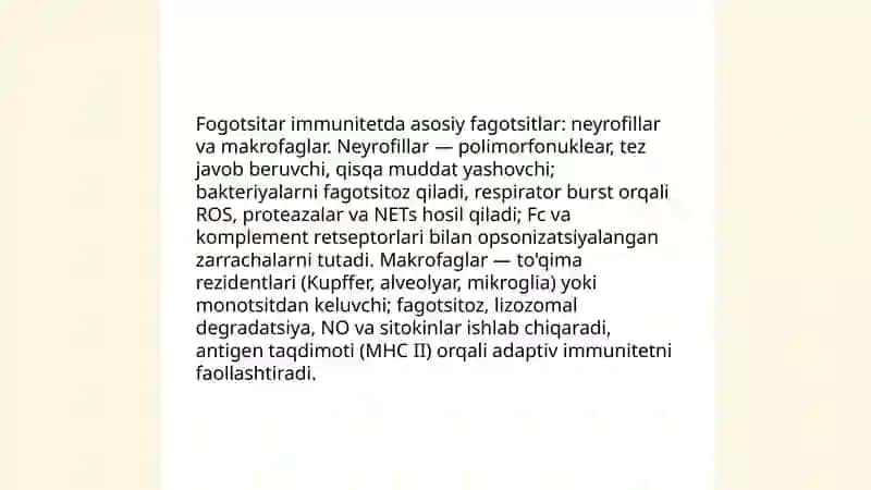 Immunitet (teoriyadagi) g‘oyalari 4