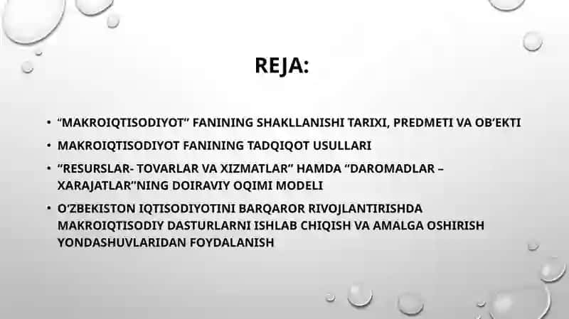 MAKROIQTISODIYOTGA KIRISH 4