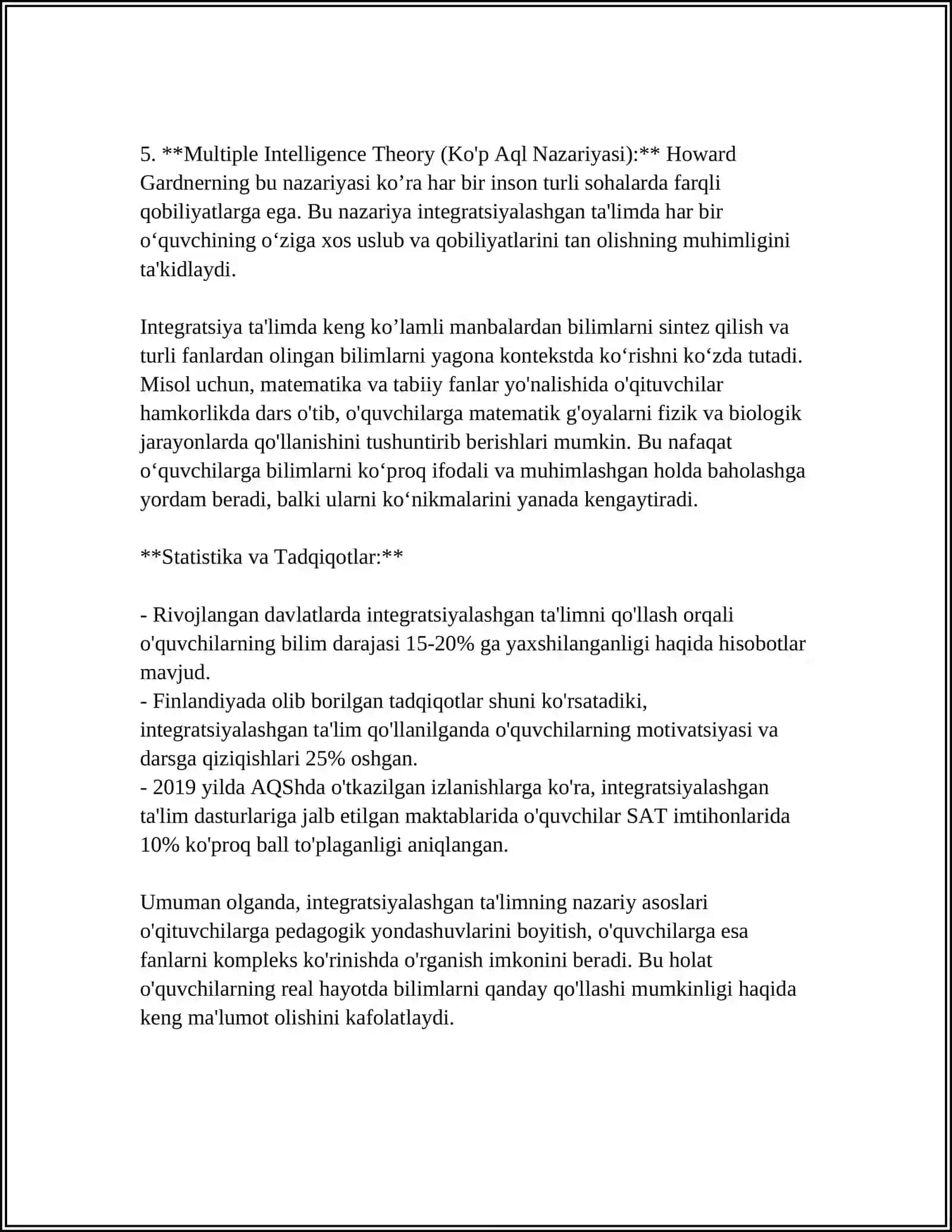 Integratsiyalashgan ta'limning nazariy asoslari 4