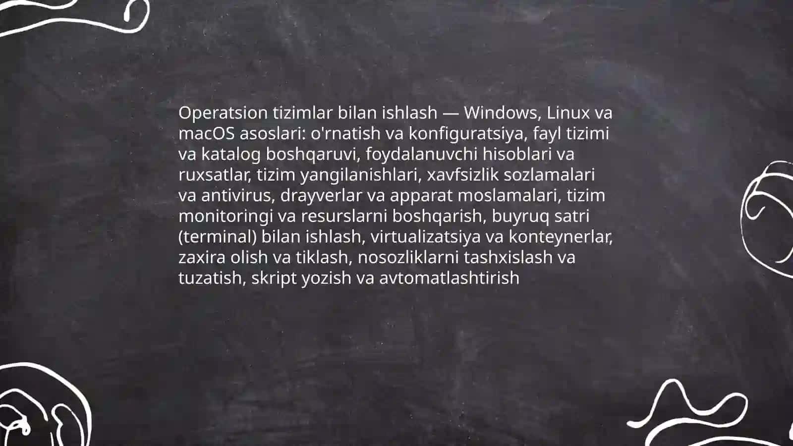 Kompyuter savodxonligi va ofis dasturlari 4