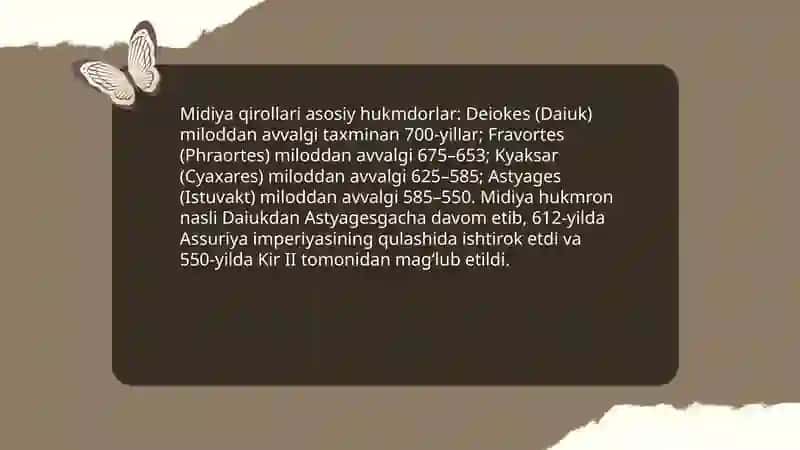 Qadimgi Midiya davlati 4