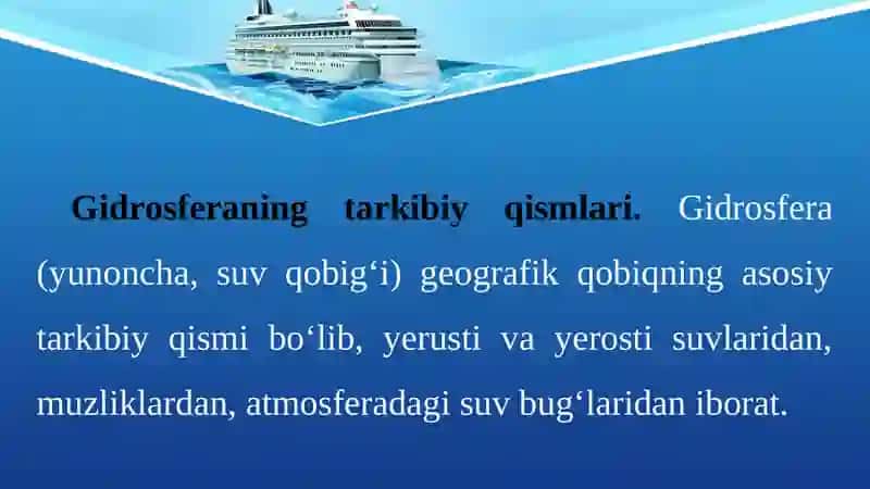 Gidrosfera va litosferani himoya qilish taqdimot 4
