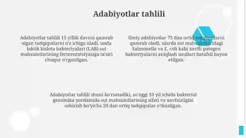 Sut Mahsulotlarini Bakterial Tarkibi Bo‘yicha Tahlil 4