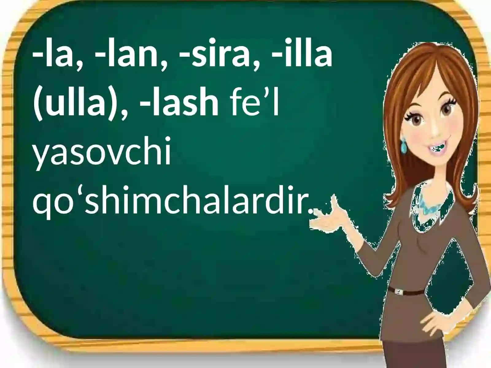 FE’L YASOVCHI QO‘SHIMCHALAR 4