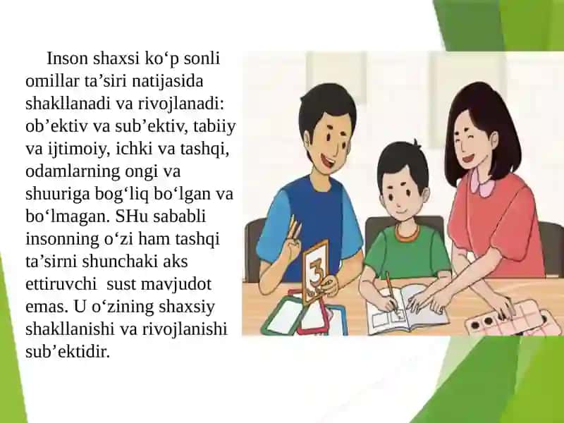 Tarbiyajarayonining mohiyati va mazmuni 4