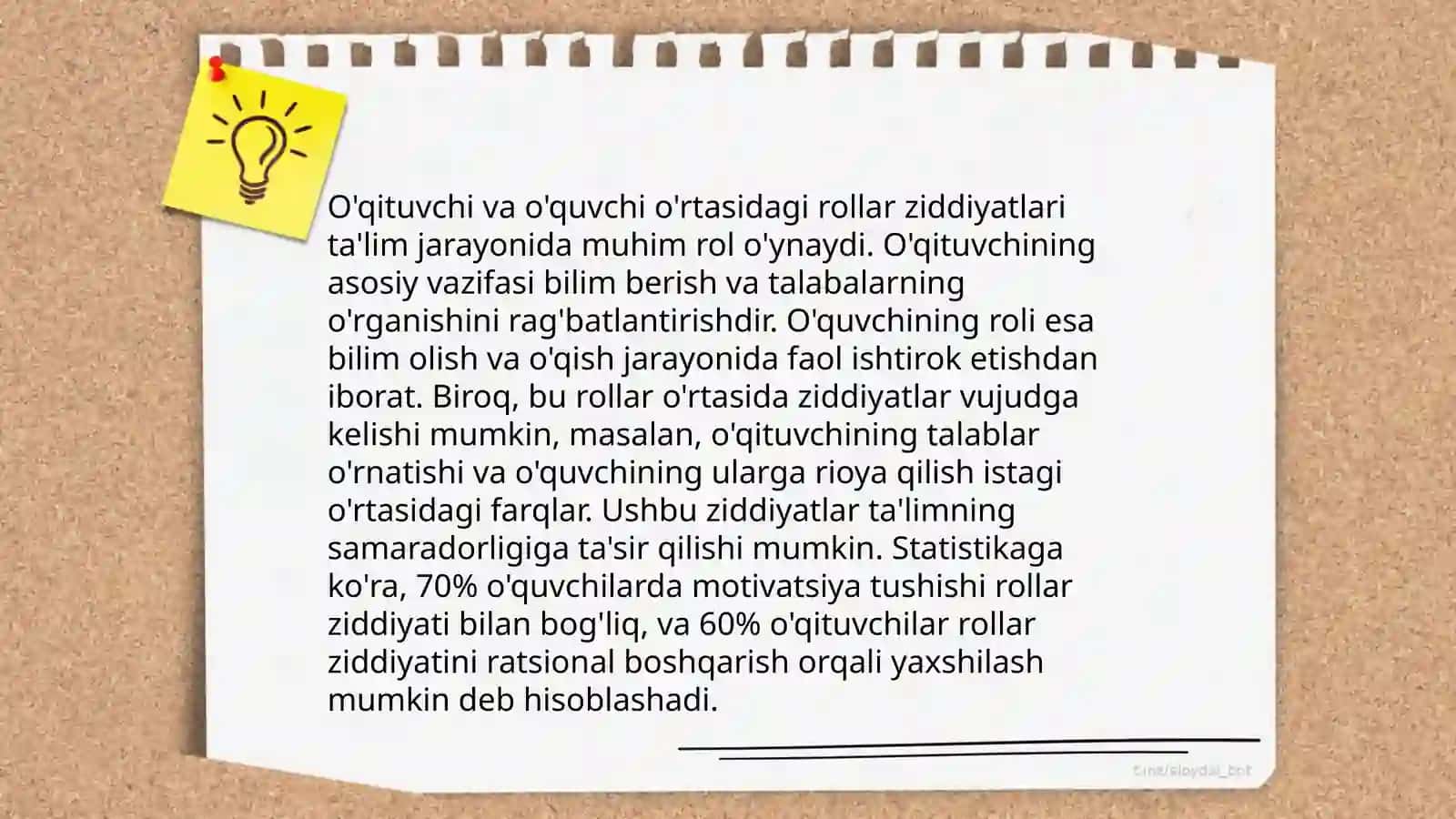 Pedagogik ziddiyatlarni keltirib chiqaruvchi omillar 4