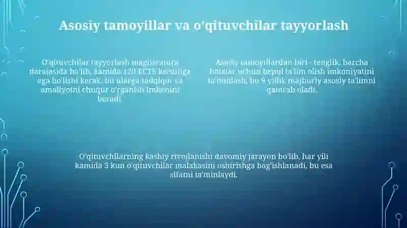 Finlandiya ta'lim standartlari 4