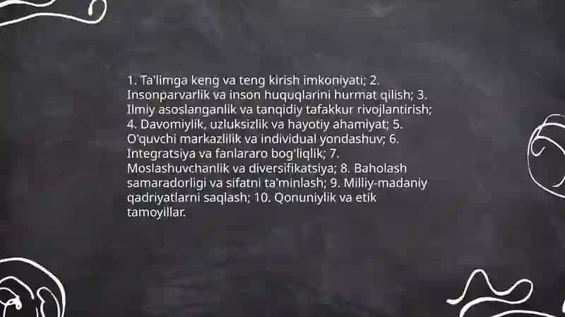 Ta'lim tizimi va tamoyillari 4