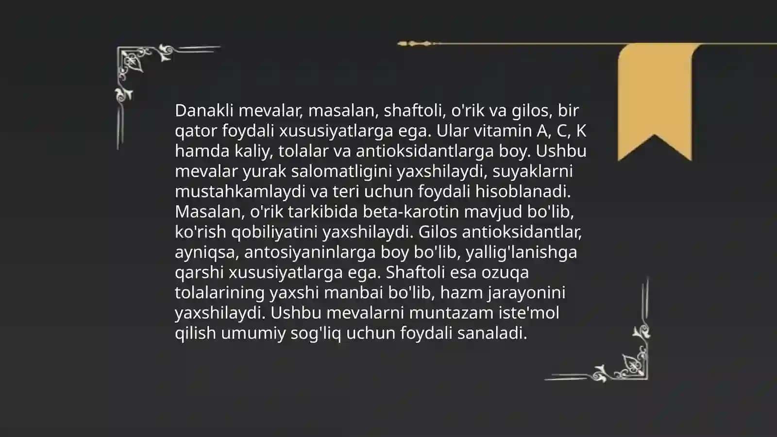 Danakli mevalar 4