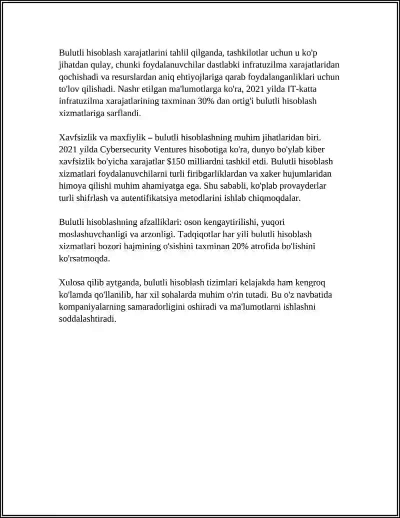 CLOUD NETWORKING: BULUTLI VIRTUAL TARMOQ INFRATUZILMASI 4