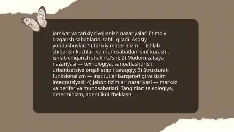 Jamiyat falsafasi 4