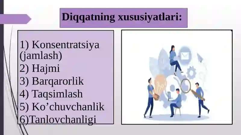 Diqqat mavzusida tadqimot 4
