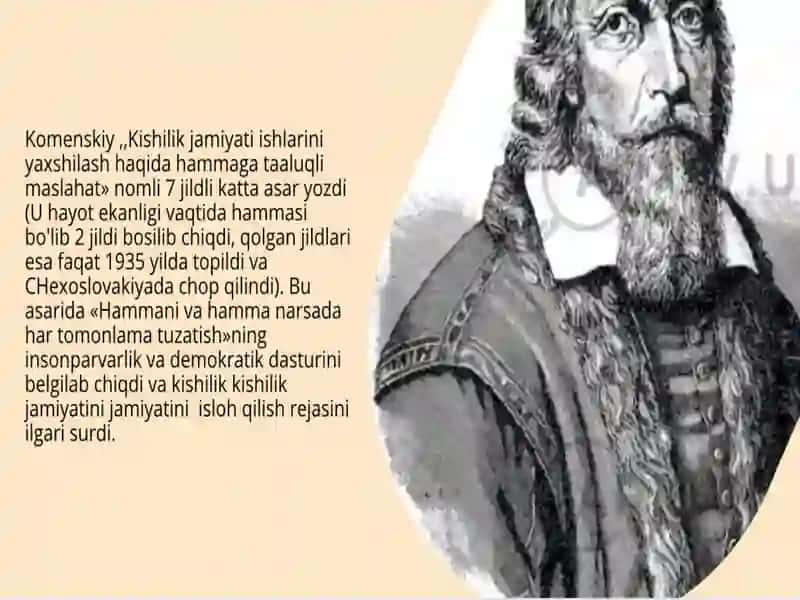 Yan Amos komenskiy  Pedagogik tizimi 4