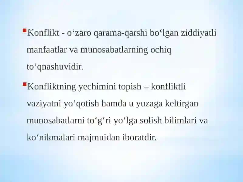 Pedagogik kofliktologiya 4