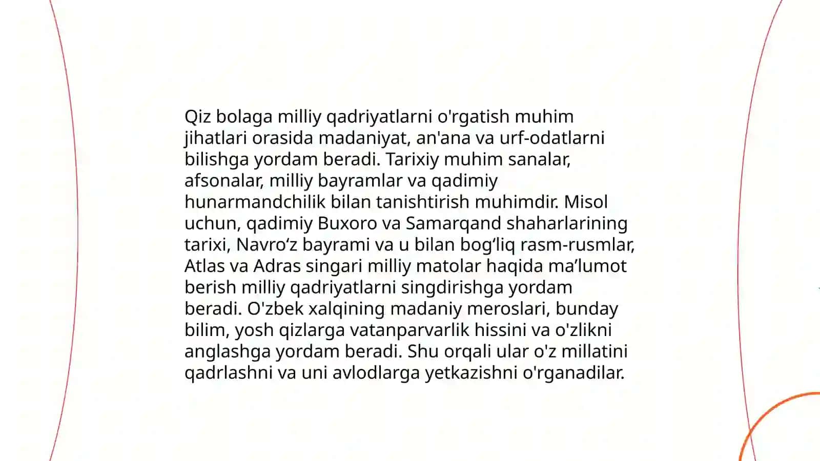 Oilada qiz farzand tarbiyasi 4