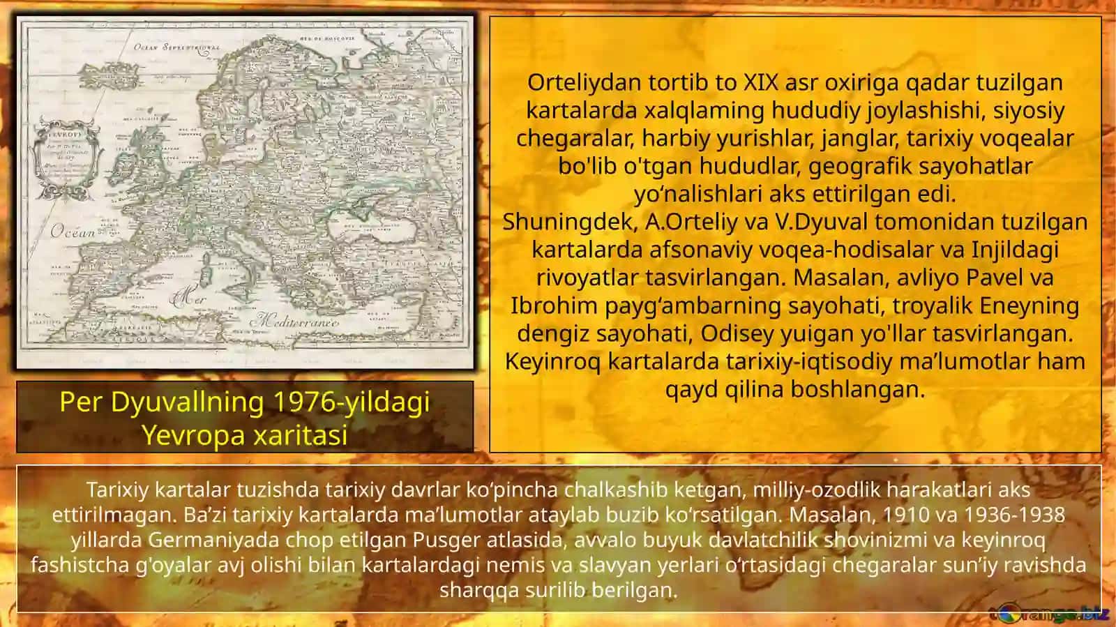 TARIXIY KARTOGRAFIYANING SHAKLLANISHI VA TARAQQIYOTI 4