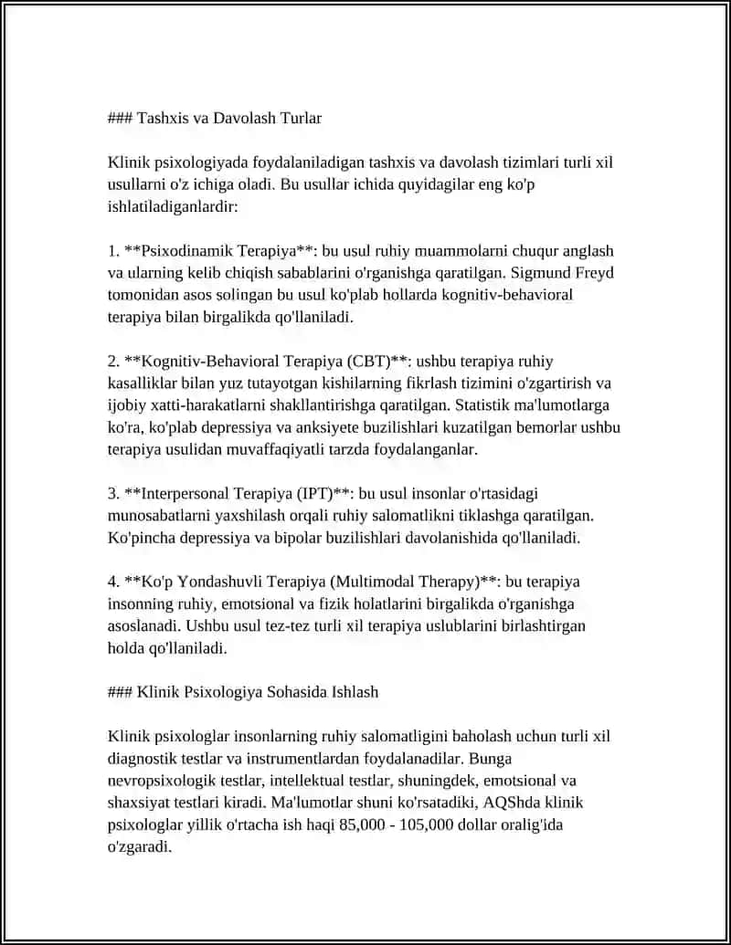 PSIXOLOGIYANING TARMOQLARI 4