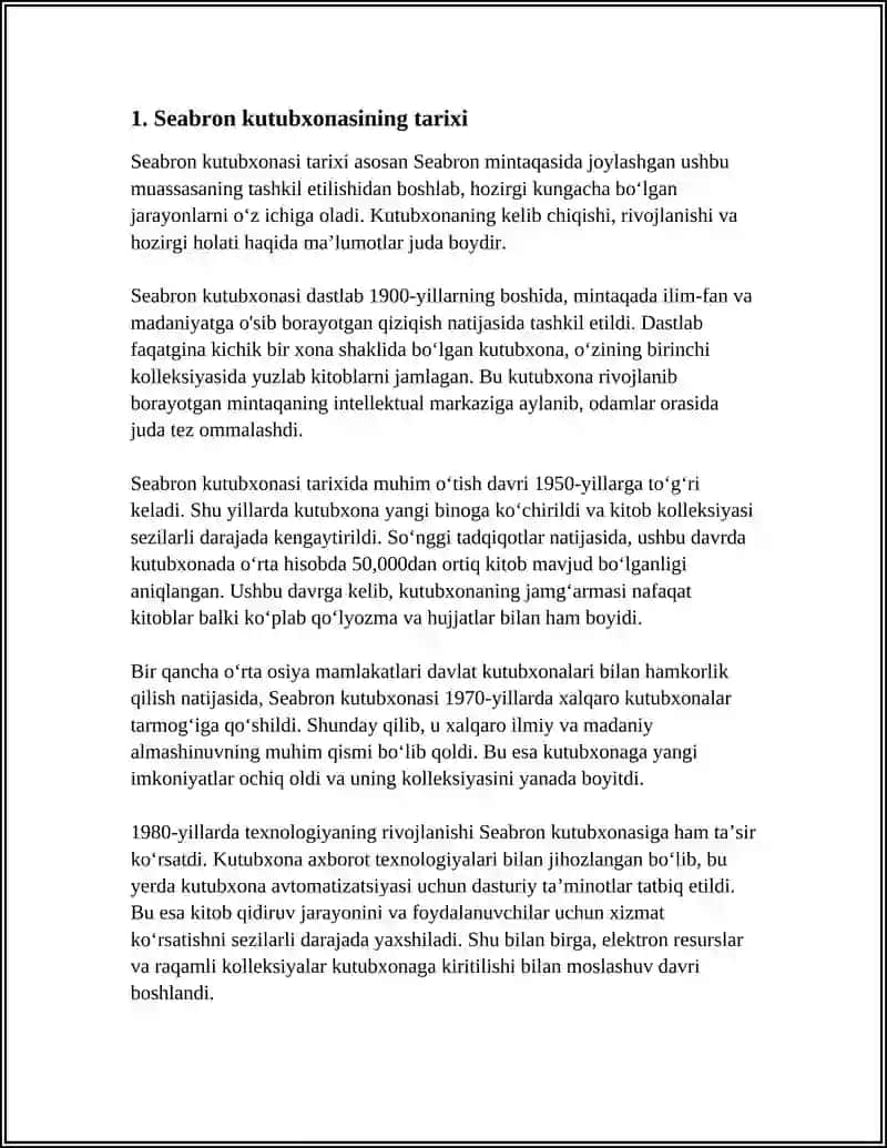 SEABRON KUTUBXONASI 4