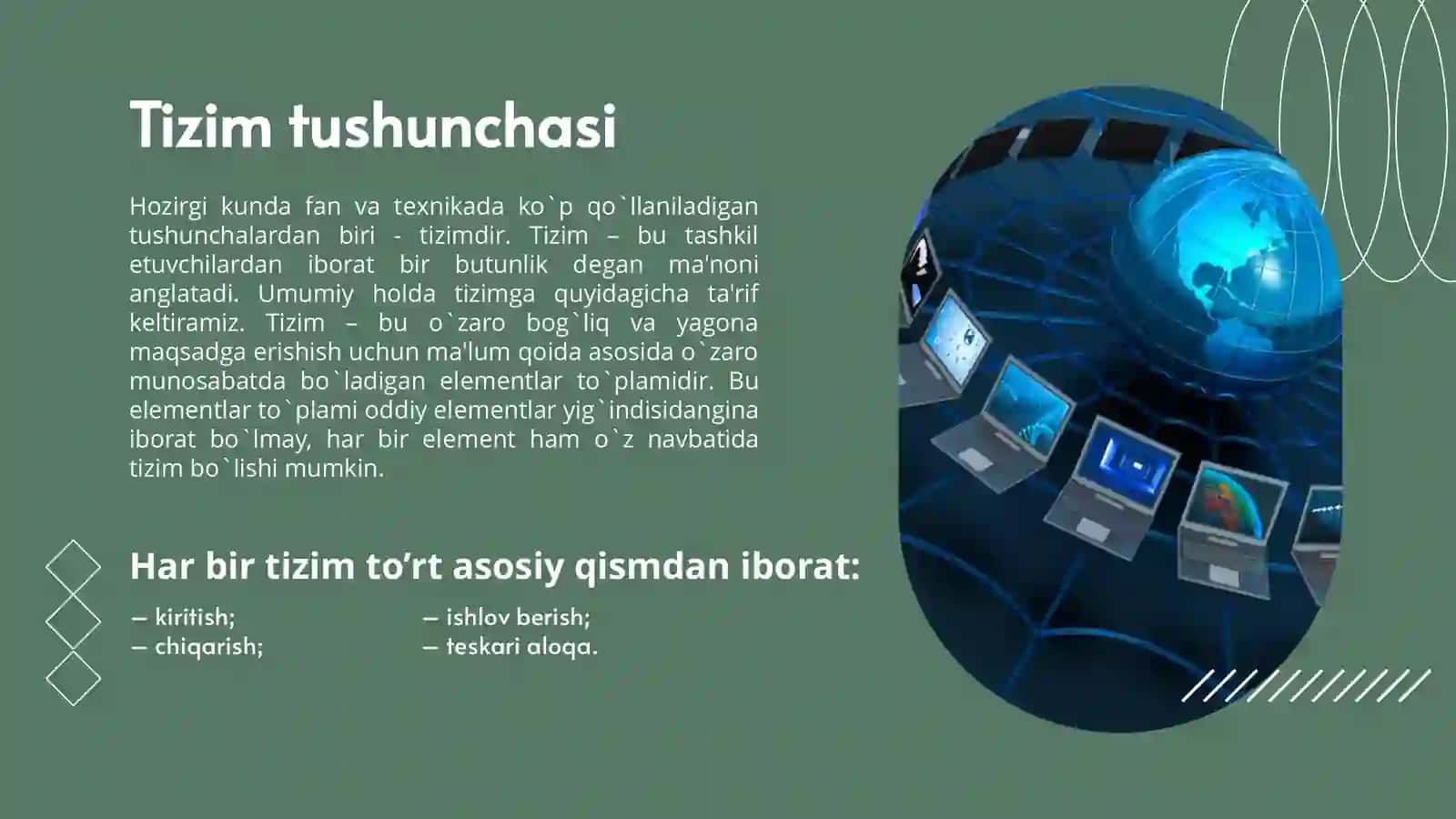 AXBOROT TIZIMLARI ASOSLARI 4