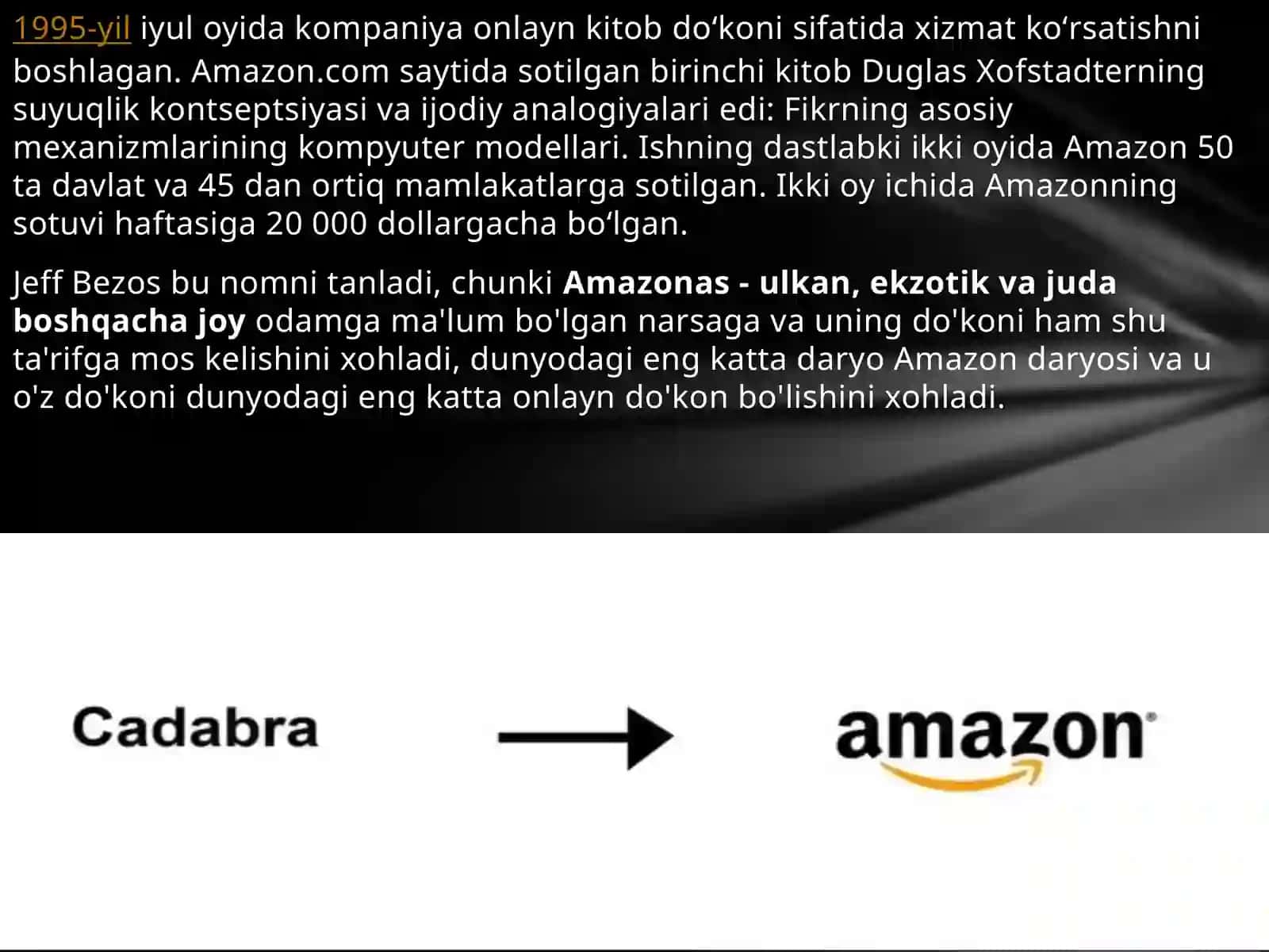 Amazon tarixi 4