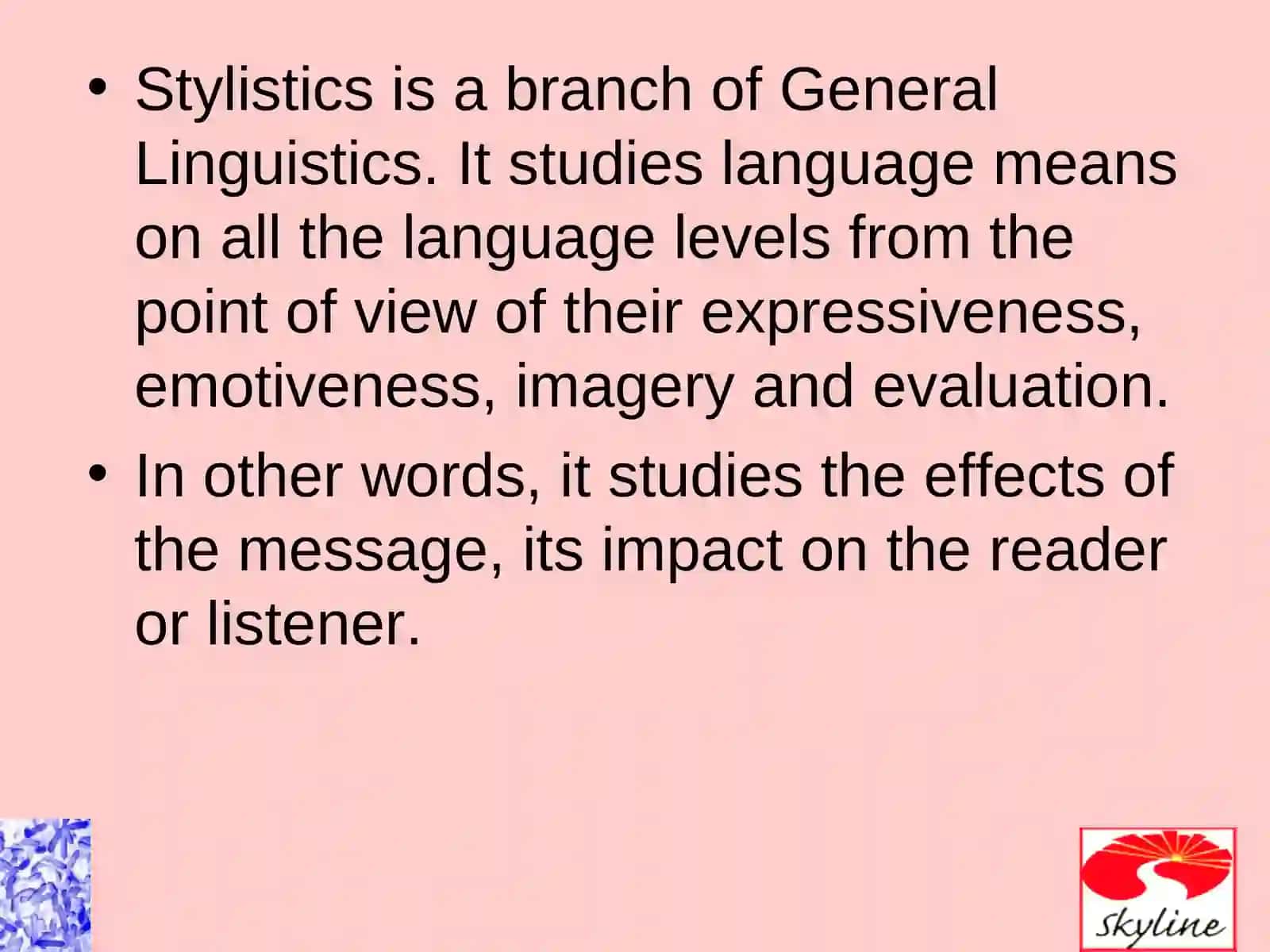 Lecture 1.The subject matter of stylistics 4