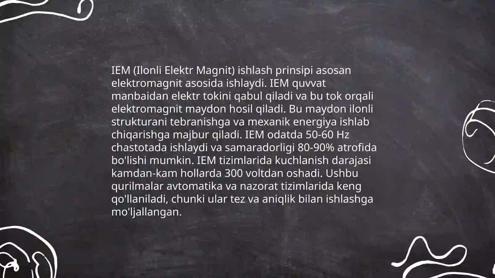IES IEM GES QES ShES AESlarning ishlashprinsipi 4