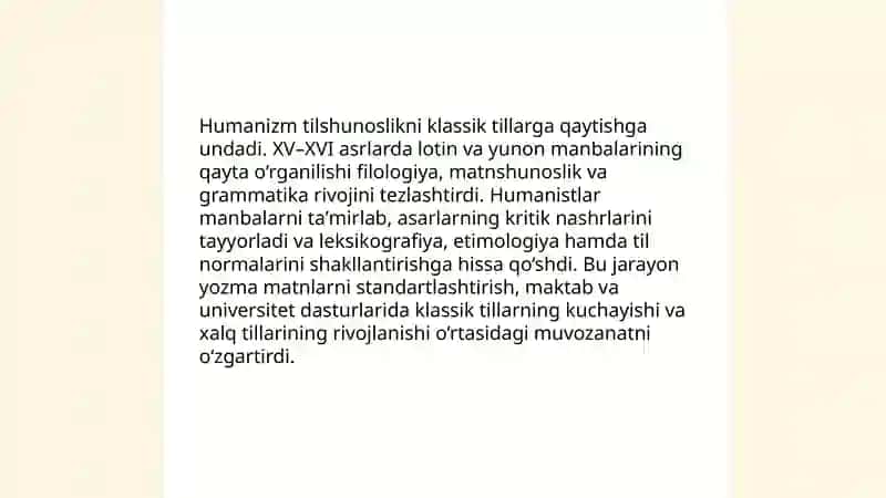 Yevropada uyg'onish davri tilshunosligi 4
