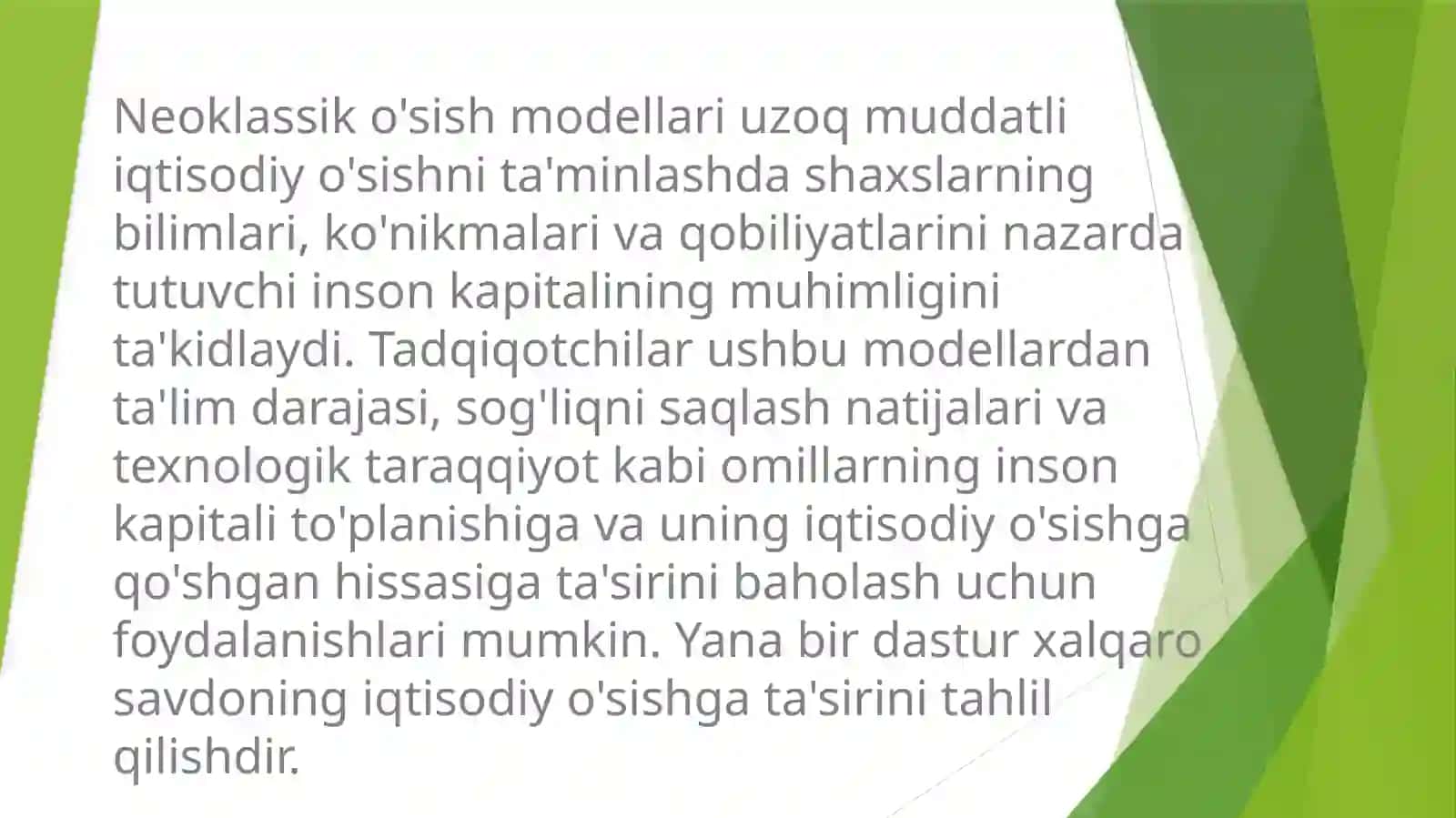 Global Iqtisodiy Rivojlanish 4