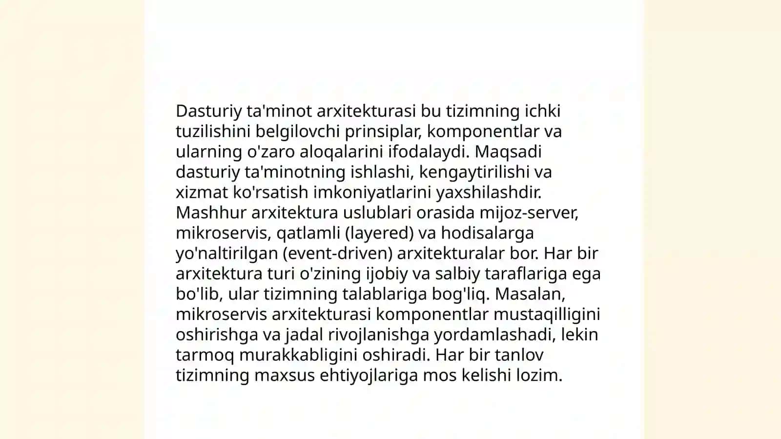 Raqamli boshqarish tizimlaring ôziga hos xususiyatlari 4