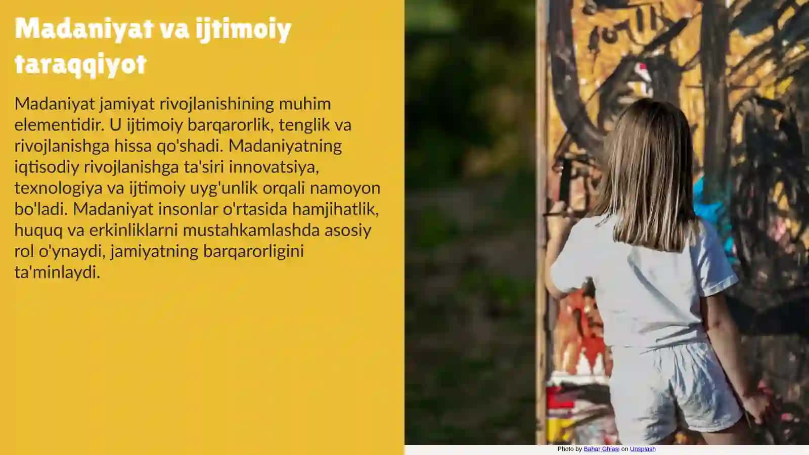 Madaniyat tushunchasi, tuzulmasi va jamiyatdagi funsialari 4