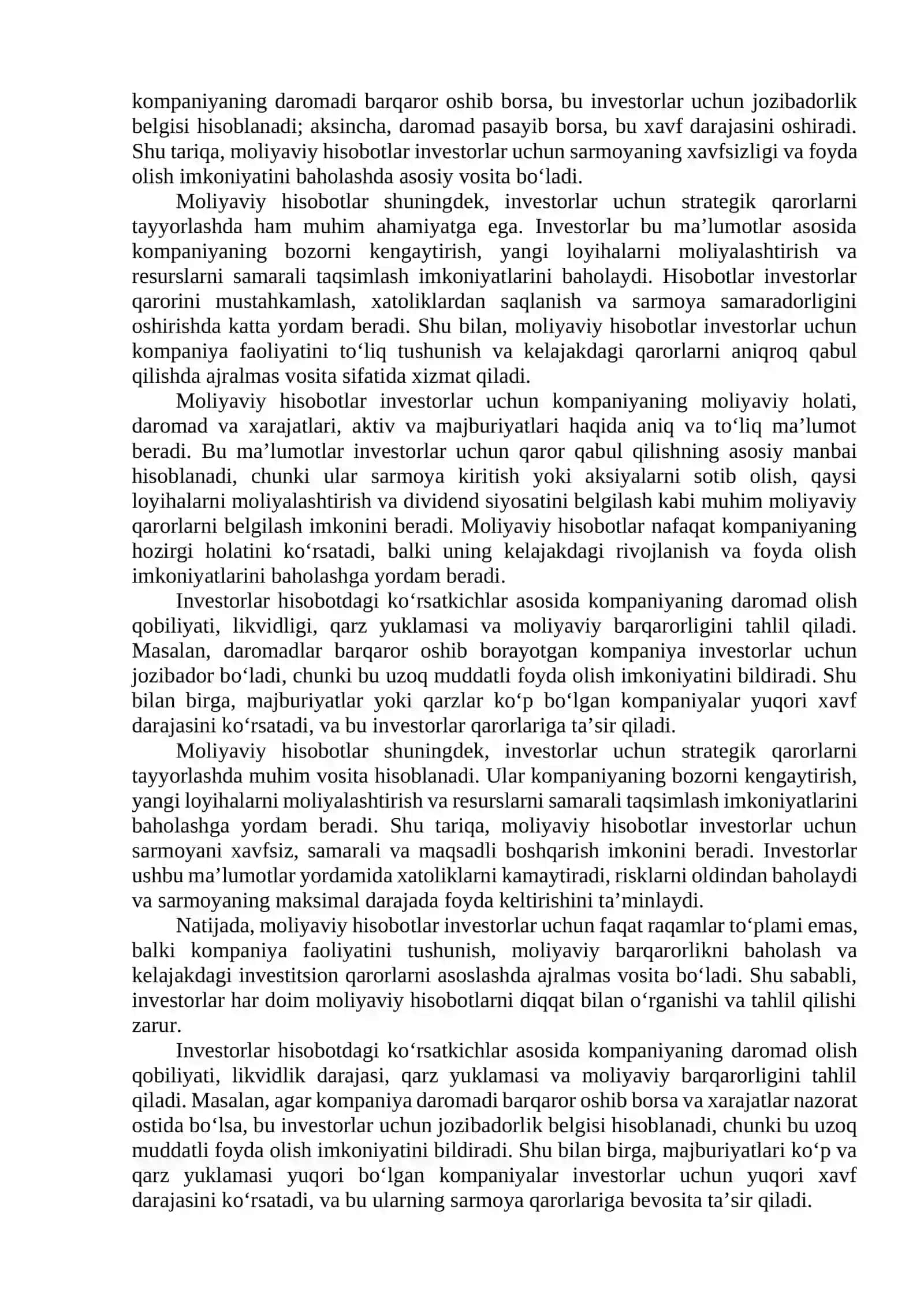 Moliyaviy hisobot axboroti 4