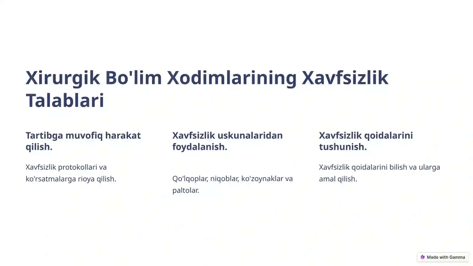 Xirurgik Bo'limda Murda Bilan Ishlash Tartiblari 4