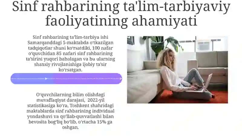 Sinf rahbarining tarbiyaviy ishi 4