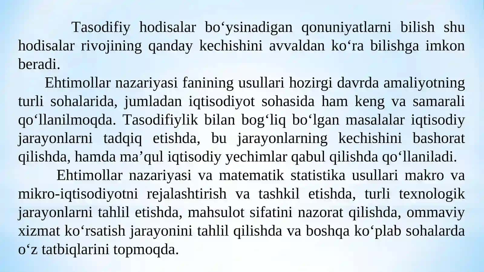 EHTIMOLLАRNI QO‘SHISH VA KO‘PАYTIRISH TEOREMALARI 4