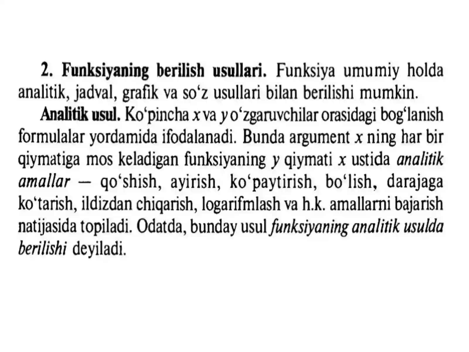 Sodda funksiyalar va ularning grafiklari 4