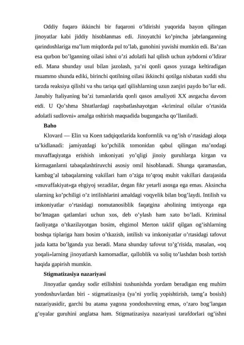 Konformlik va deviant xulq-atvor sosiologiyasi 4