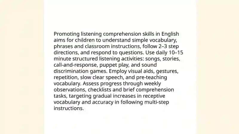 Goals and objectives of teaching English in preschool educational institutions 4