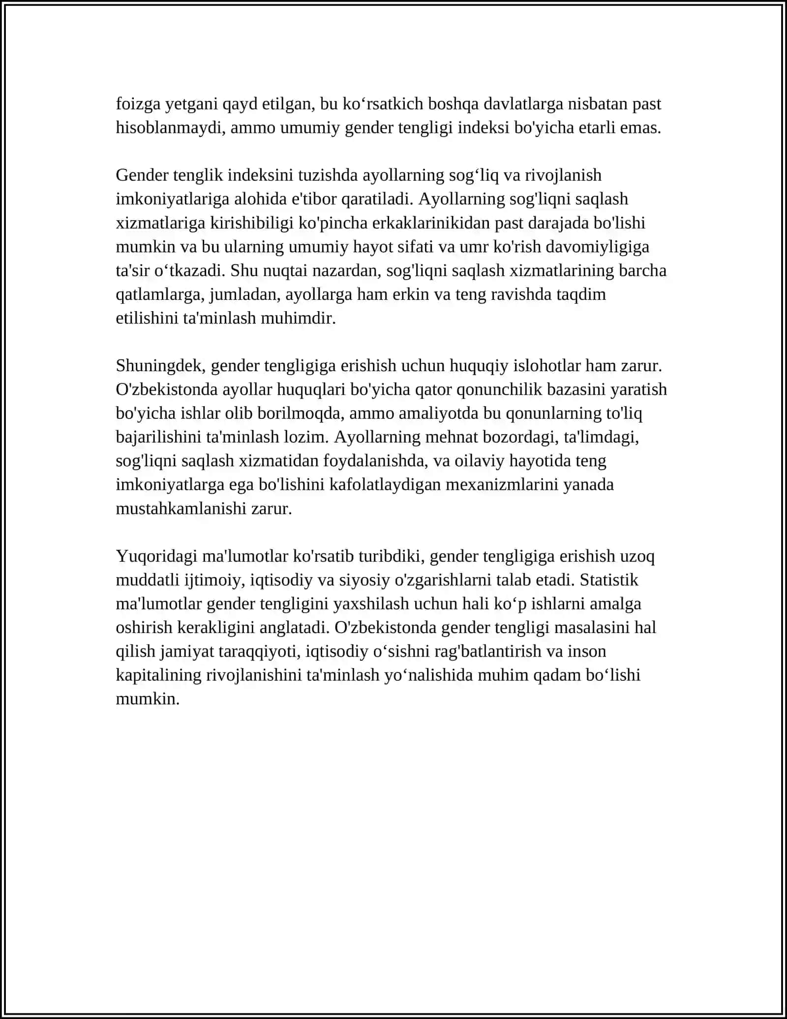 GENDIR SATSIOLOGIYASI 4