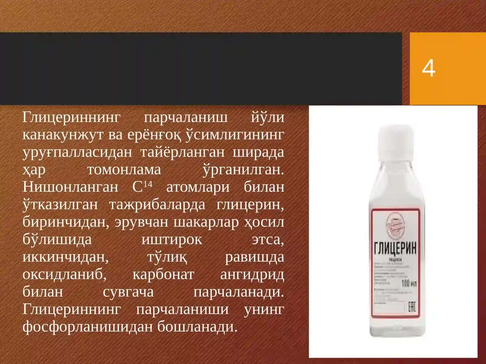Ўсимликларда липидлар алмашинуви 4