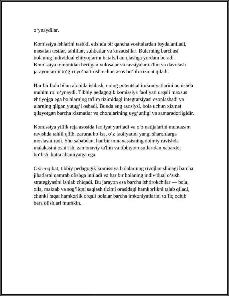 Tibbiy Pedagogik Komissiya Faoliyati 4