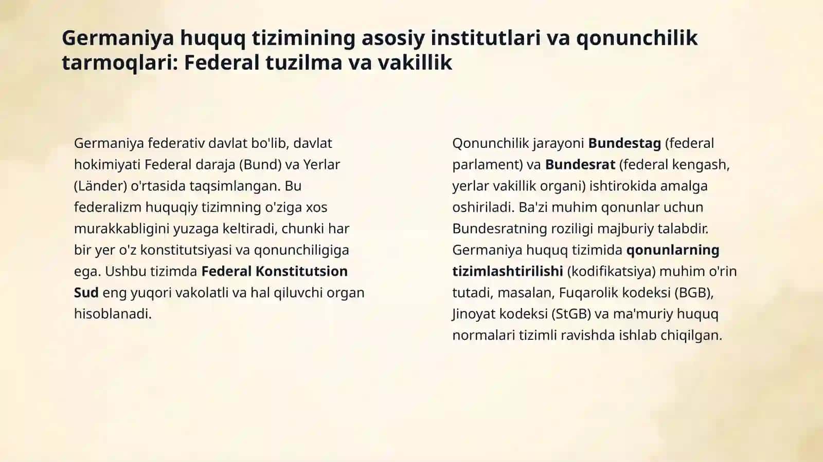 Germaniya huquq tizimi 4