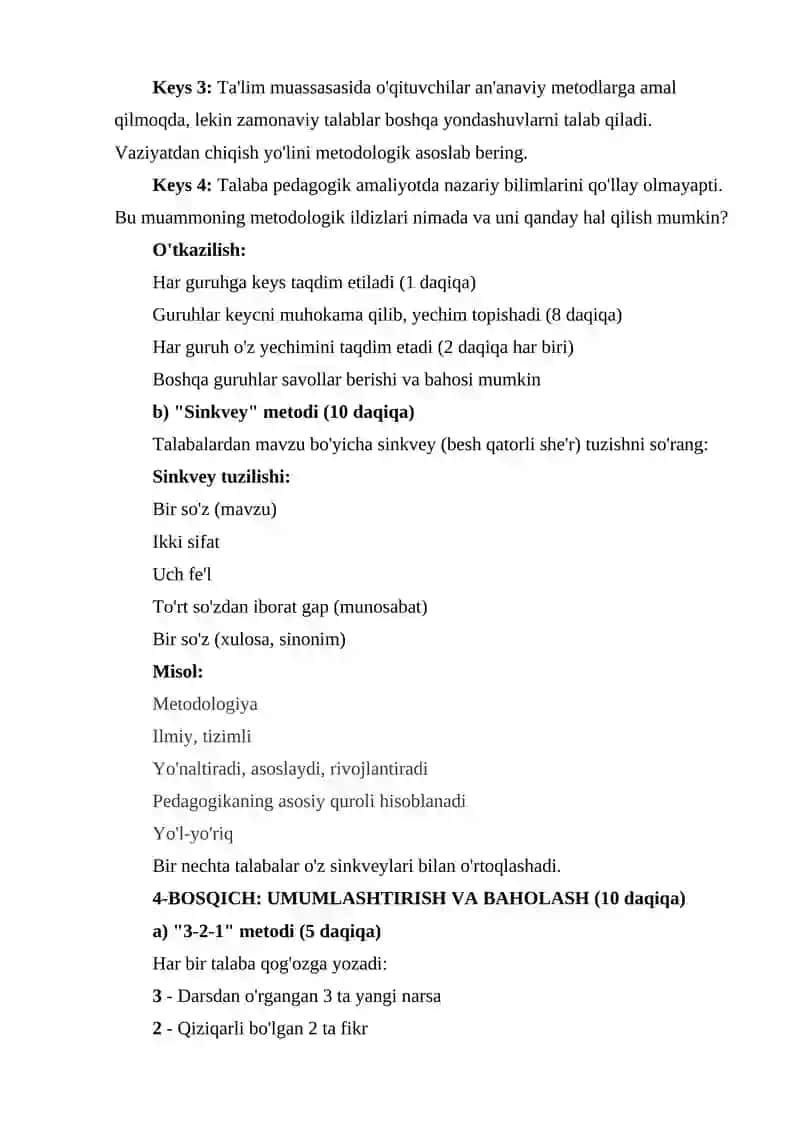 Pedagogika fani metodologiyasi 4
