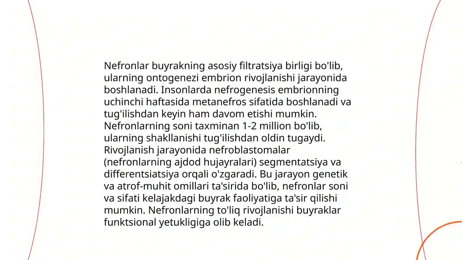 Ayirish tizimi ontofilogenizi 4