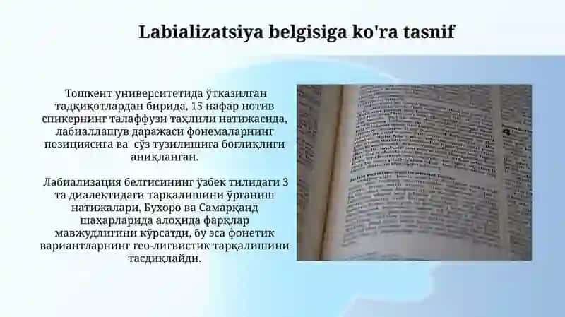 Undoshlar tasnifi 4