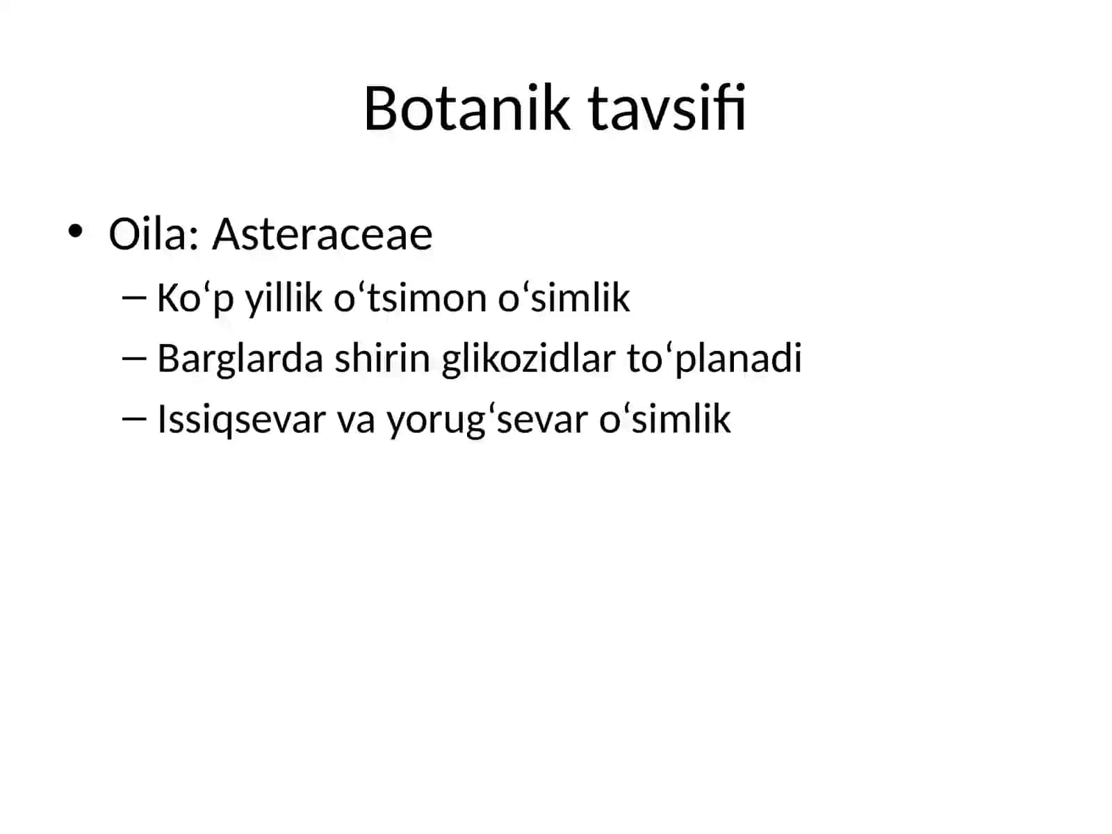 STEVIYA (Stevia rebaudiana) 4