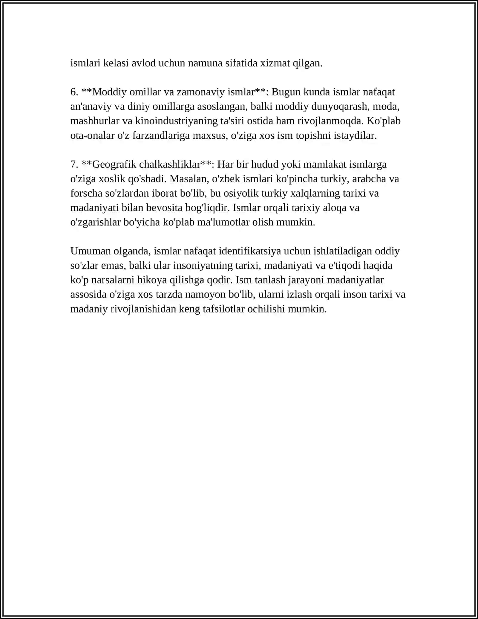 Ismlar tarixi 4