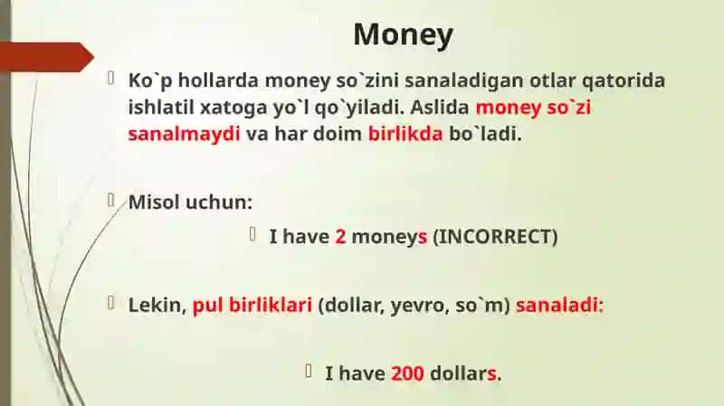 Countable and Uncountable nouns 4