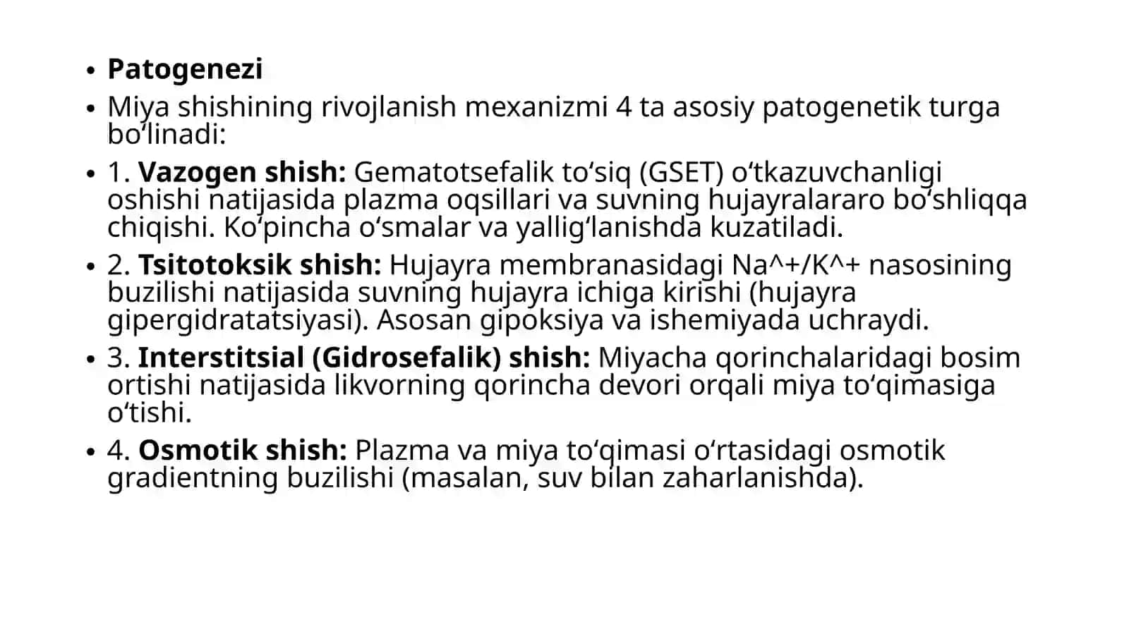 Miya shishi (Oedema cerebri) 4
