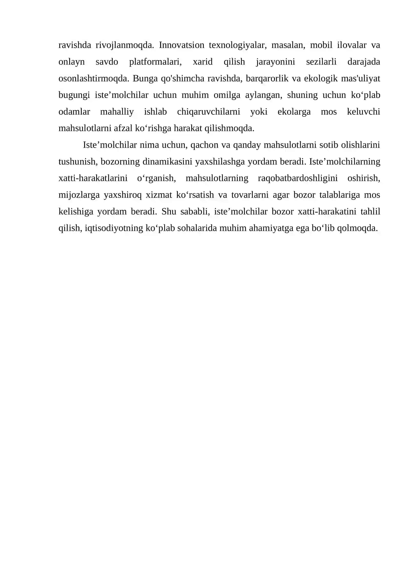ISTE’MOLCHILARNING BOZORDAGI XATTI-HARAKATI 4