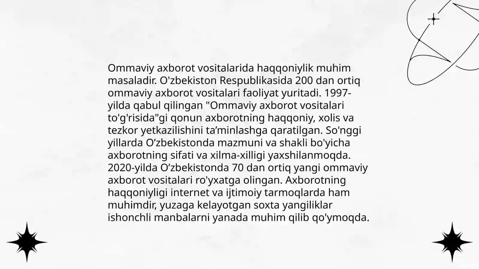 O‘zbekiston jurnalistlari axloqiy me'yorlari 4